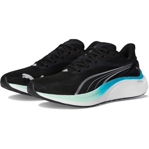 Puma Mens Electrify Nitro Running Shoes(Puma Black-mint Melt-speed Blue)