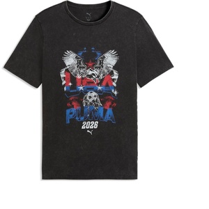 Puma Mens Fanpack 90s T-Shirt(Puma Black-puma Red)