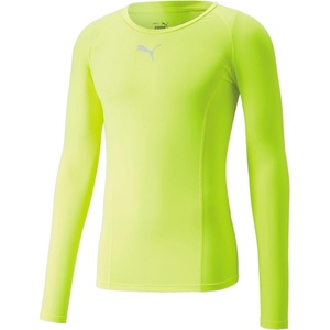 Puma Men’s Liga Baselayer Long Sleeve Tee(Lime)