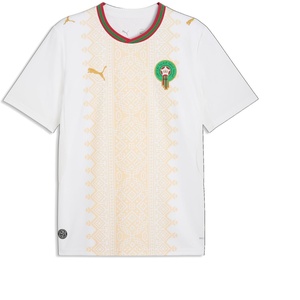 Puma Men’s Morocco FA Away Jersey Replica(Puma White-victory Gold)