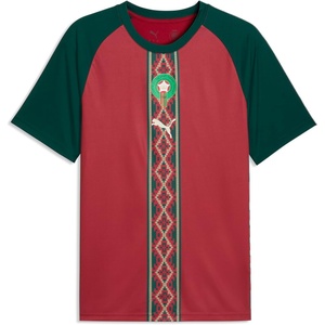 Puma Men’s Morocco FA Warm Up Jersey(Dark Crimson-dark Myrtle)