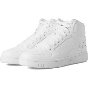 Puma Men’s Rebound Layup Mid Shoes(Puma White/Puma White/Puma Black)