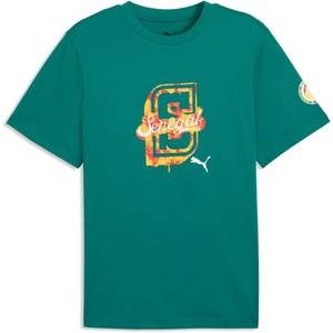 Puma Men’s Senegal FA T-Shirt(Wild Green-pelé Yellow)