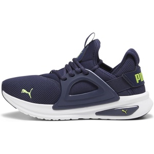 Puma Mens Softride Enzo EvoSneaker(Puma Navy-electric Lime-puma White)