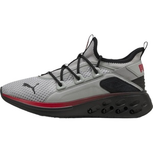 Puma Mens Softride Frequence Shoes(Gray Echo/for All Time Red/Black)