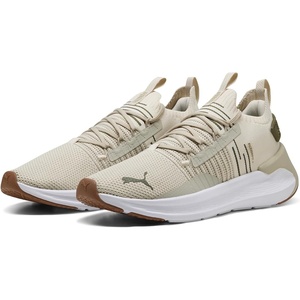 Puma Mens Softride Symmetry Fuzion Running Shoes(25 Spring Summer Color Desert Dust/Alpine Snow/Puma Olive (01))