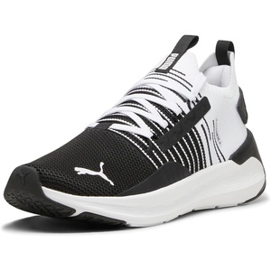 Puma Mens Softride Symmetry Fuzion Running Shoes(Black-cool Dark Gray-white)