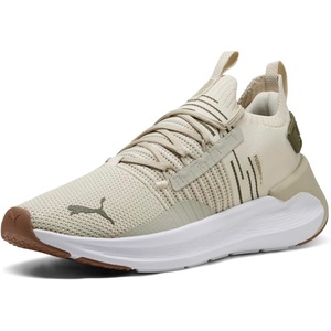 Puma Mens Softride Symmetry Fuzion Running Shoes(Desert Dust-alpine Snow-olive)