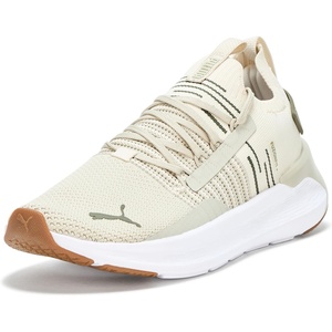 Puma Mens Softride Symmetry Fuzion Running Shoes(Desert Dust-alpine Snow-puma Olive)
