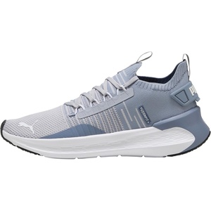 Puma Mens Softride Symmetry Fuzion Running Shoes(Gray Sky Luminous Silver Puma White)