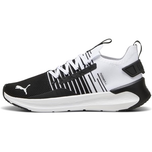 Puma Mens Softride Symmetry Fuzion Running Shoes(Puma Black Cool Dark Gray Puma White)