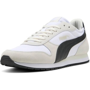 Puma Mens St Miler Sneaker(White-black-vapor Gray)