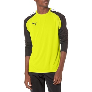 Puma Men’s Team Pacer Goalkeeper Long Sleeve Jersey(Fluorescent Yellow/Black/White)