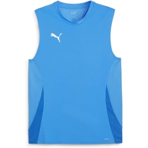 Puma Men’s Teamgoal Sleeveless Jersey(Ignite Blue-puma White-puma Team Royal)
