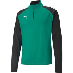 Puma Mens Teamliga 1/4 Zip Top(Green)