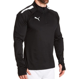 Puma Mens Teamliga 1/4 Zip Top(Puma Black-puma Whit)
