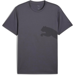 Puma Mens Train All Day Big Logo T-Shirt(Galactic Gray Ss25)