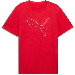 Puma Mens Train All Day Essentials T-Shirt(For All Time Red Heather Ss25)