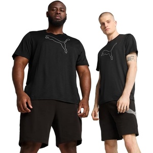 Puma Mens Train All Day Essentials T-Shirt(Puma Black Heather Ss25)