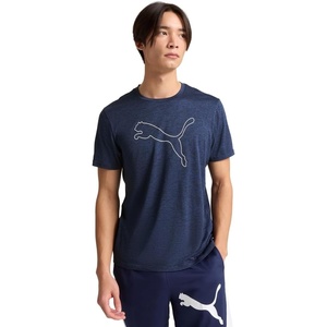 Puma Mens Train All Day Essentials T-Shirt(Puma Navy Heather Ss25)