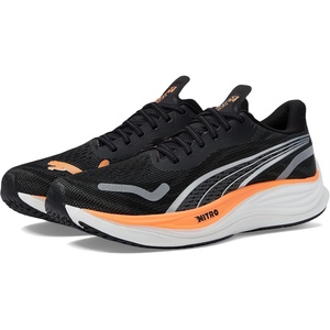 Puma Mens Velocity Nitro 3 Running Shoes(Puma Black/Puma Silver/Neon Citrus)