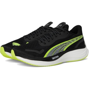 Puma Mens Velocity Nitro 3 Running Shoes(Puma Black/Yellow Alert)