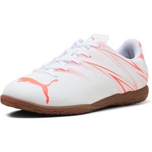 Puma Unisex-Child Attacanto Indoor Training Soccer Shoe(Red)