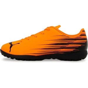Puma Unisex-Child Attacanto Turf Training Soccer Cleats(Heat Fire-black Ah25)