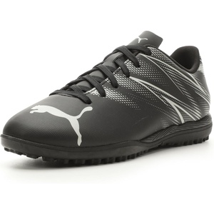 Puma Unisex-Child Attacanto Turf Training Soccer Cleats(Puma Black-silver Mist)
