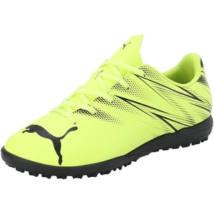 Puma Unisex-Child Attacanto Turf Training Soccer Cleats(Spring and Summer 24 Colors Electric Lime/Puma Black (07))