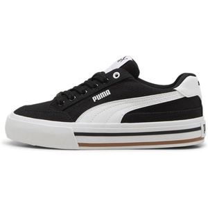 Puma Unisex-Child Court Classic Vulc Shoes(Black)