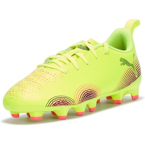 Puma Unisex-Child Future Play Firm, Artificial Ground Soccer Cleats(Yellow)