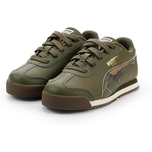 Puma Unisex-Child Roma(Loden Green-chocolate Brown-gum)