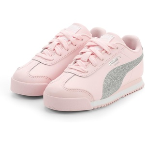 Puma Unisex-Child Roma(Whisp of Pink-puma White-puma Silver)