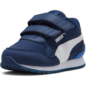 Puma Unisex-Child St Runner Hook and Loop(Blue)
