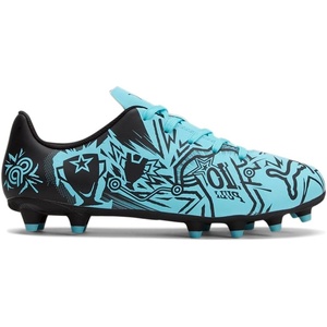 Puma Unisex-Child Tacto Christian Pulisic Firm, Artificial Ground Soccer Cleats(Hero Blue/Puma Black)