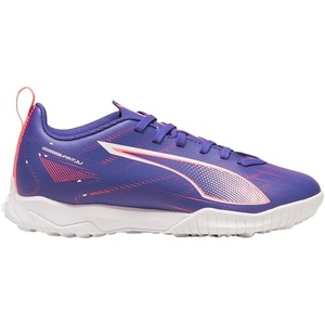Puma Unisex-Child Ultra Play Turf Training Soccer Cleats(Lapis Lazuli-puma White-sunset Glow)