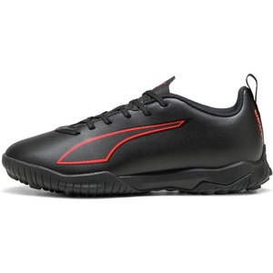 Puma Unisex-Child Ultra Play Turf Training Soccer Cleats(Puma Black-puma Red)