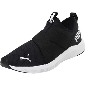 Puma Womens Prowl Slip-on Shine Wn’sCross Trainer(Black/White)