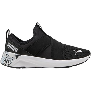 Puma Womens Softride Harli Slip on Training Shoes(Black-haute Tropic-white Ah25)