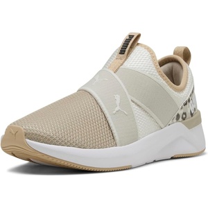 Puma Womens Softride Harli Slip on Training Shoes(Warm White-toasted Almond-black)
