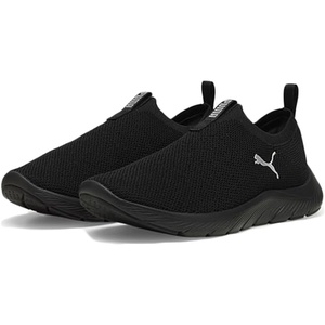 Puma Womens Softride Mayve(Spring and Summer 24 Colors Puma Black/Puma Black/Puma Silver (04))