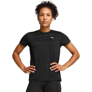 Puma Womens Train All Day Essential Logo T-Shirt(Black)