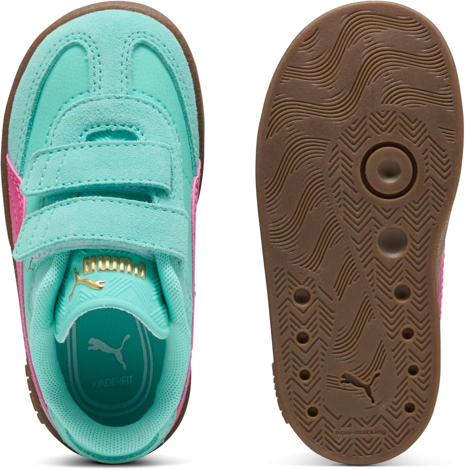 image:imagePUMA Kids Boys Club Ii Era Lace Up Sneakers Shoes CasualAquaticpinkgold Ah25