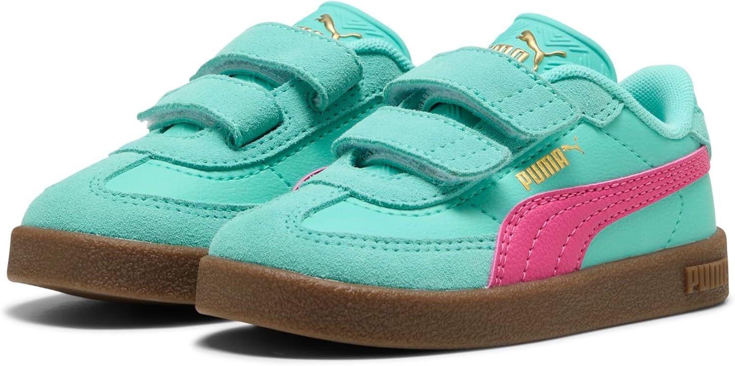 image:imagePUMA Kids Boys Club Ii Era Lace Up Sneakers Shoes CasualAquaticpinkgold Ah25