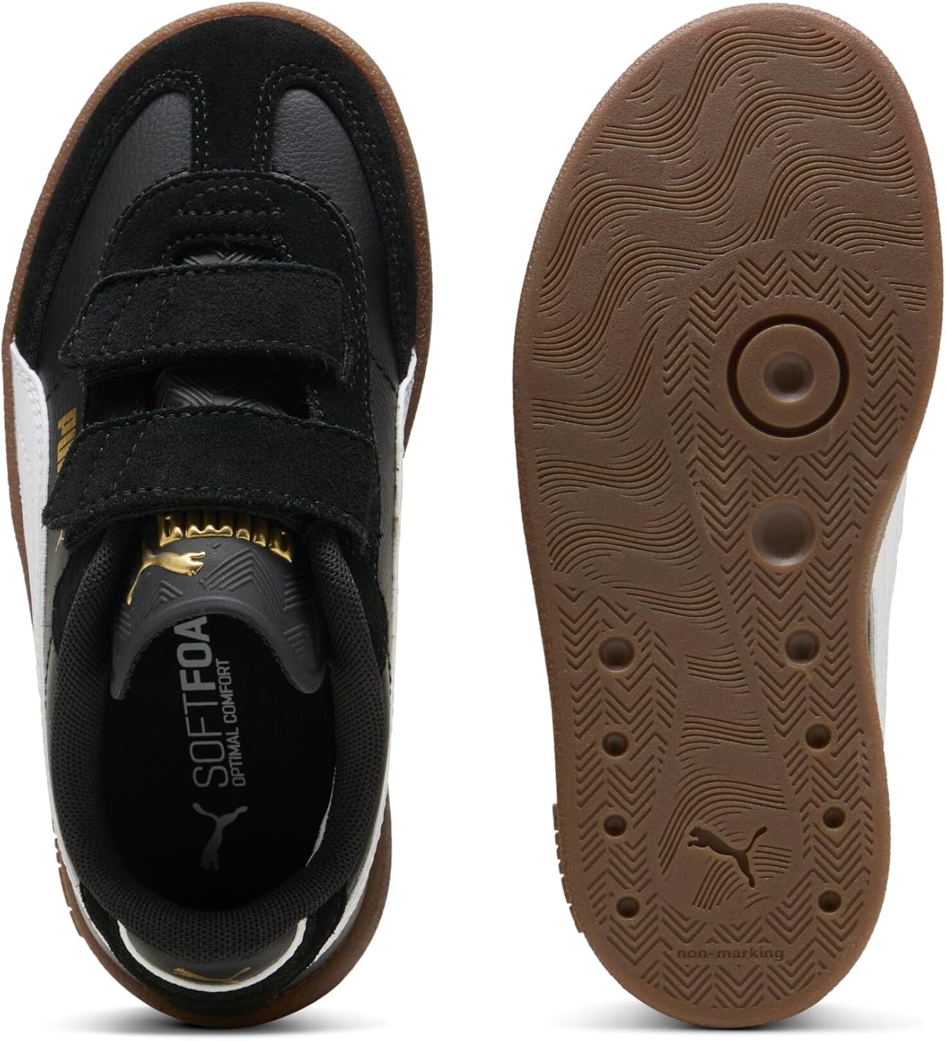 image:imagePUMA Kids Boys Club Ii Era Lace Up Sneakers Shoes CasualBlackwhite Ah25
