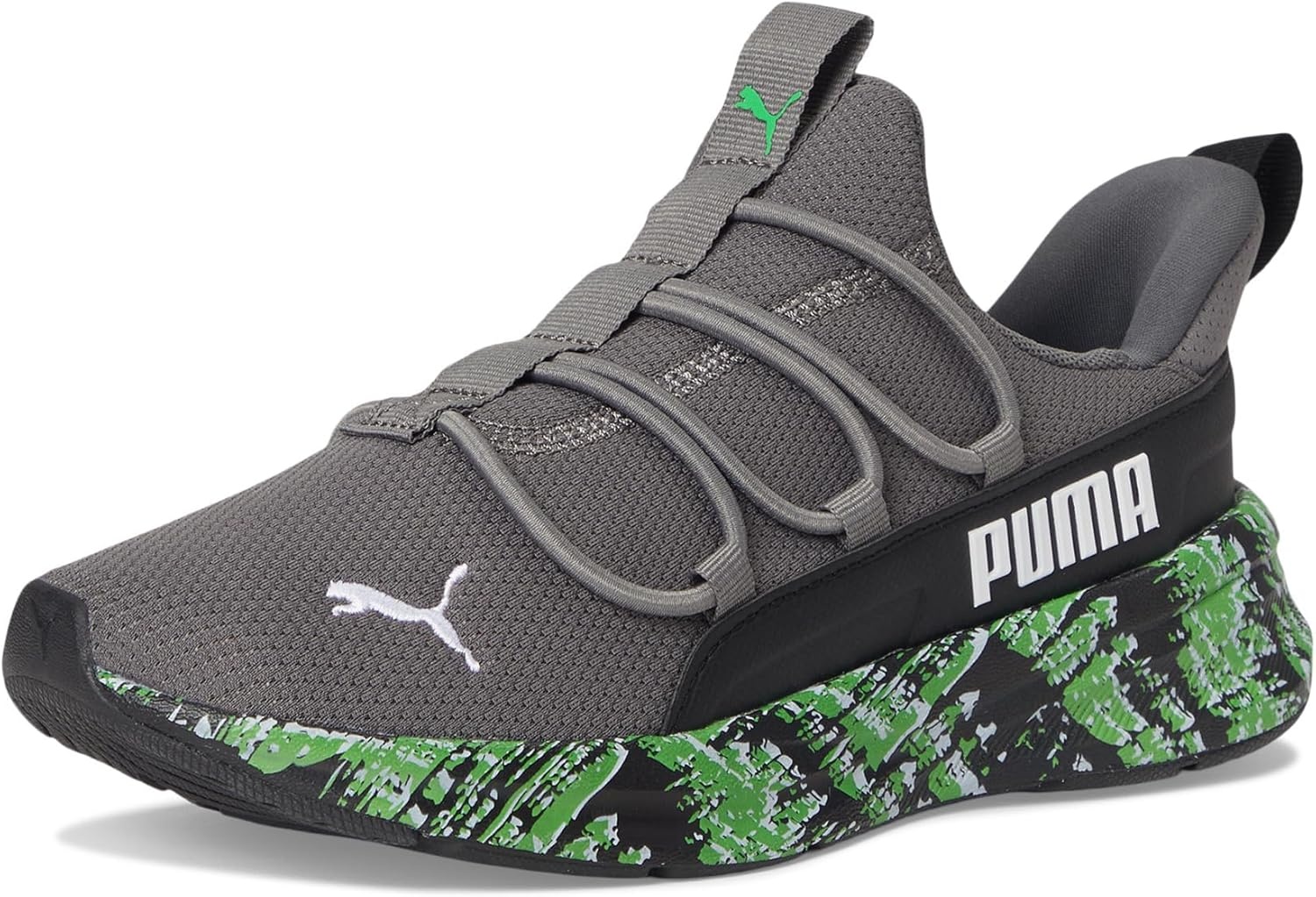 image:imagePUMA Kids Boys One4all 20 Blizzrizz Easy On Sneakers Shoes Casual BlackCool Dark Grayblackandean Toucan Ss25