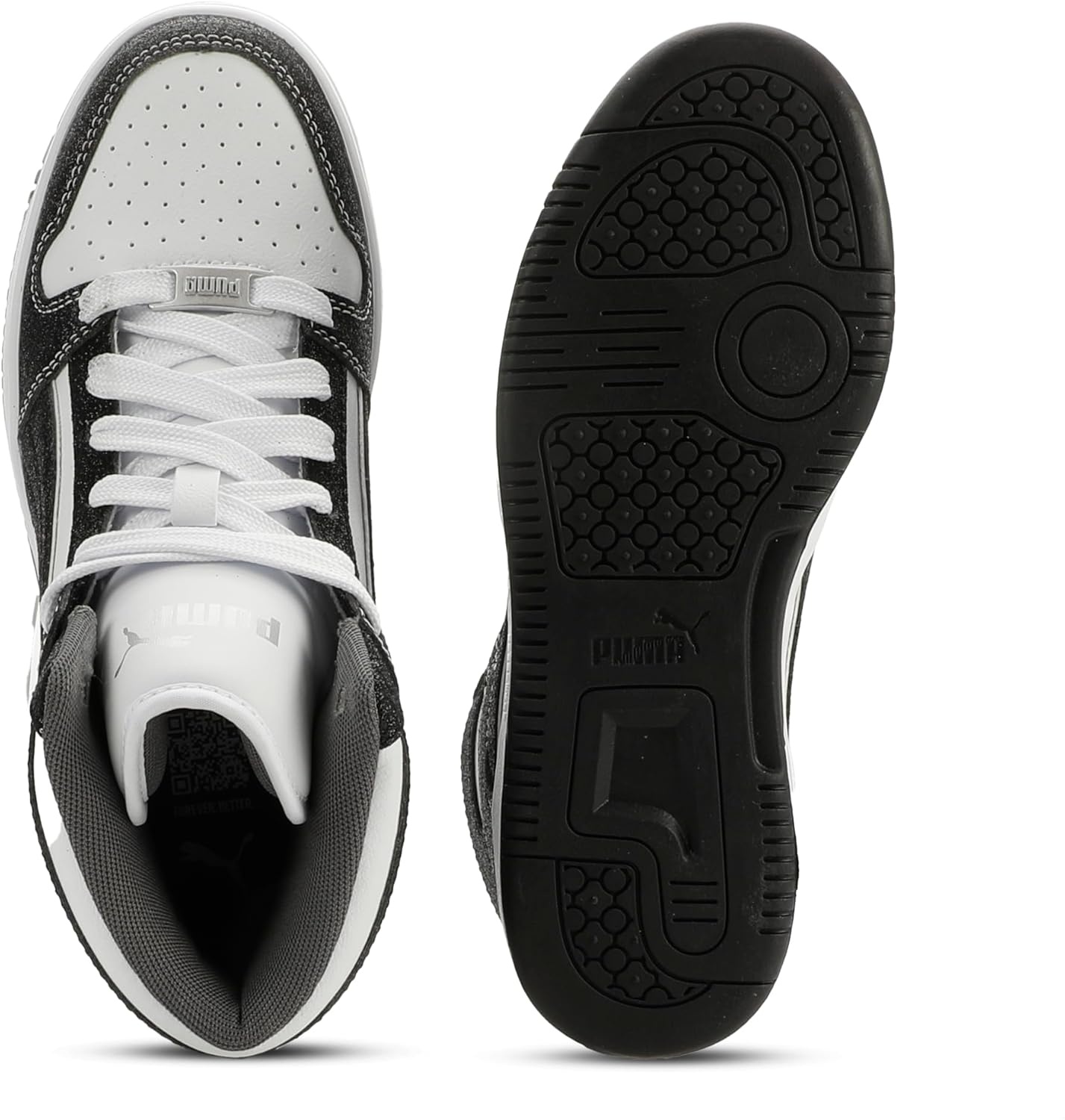 image:imagePUMA Kids Boys Rebound Layup Lo Nubuck Lace Up Sneakers Shoes Casual GreyPuma Whitepuma Blackpuma Silvercool Dark Gray