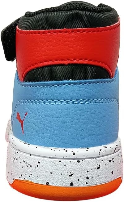 image:imagePUMA Kids Boys Rebound Layup Sl Light Speckle Slip On Sneakers Shoes Casual Blue Orange WhiteWhiterickie Orangeteam Light Blueblack Ss25
