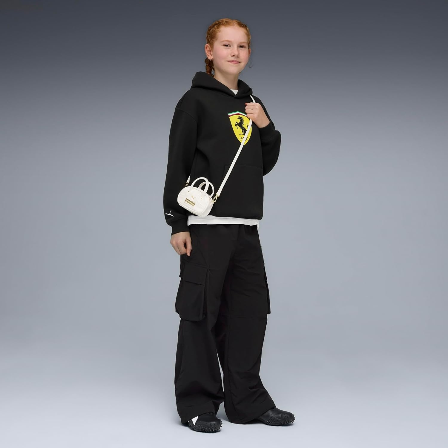 image:imagePUMA Kids Boys Scuderia Ferrari Shield Hoodie Casual Outerwear Casual BlackBlack